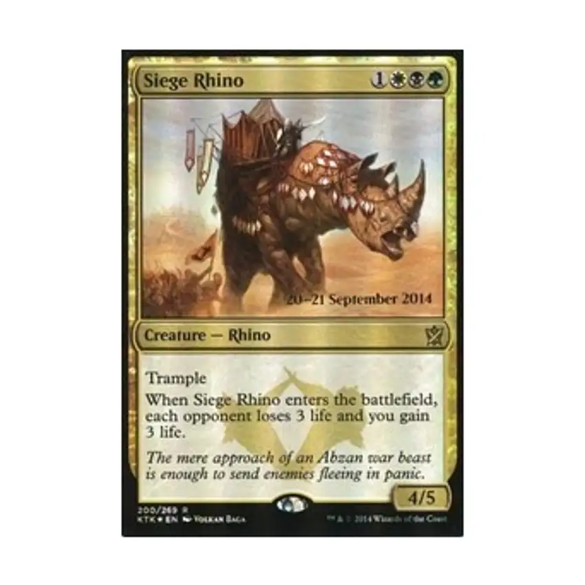 Siege Rhino (P) (Foil)