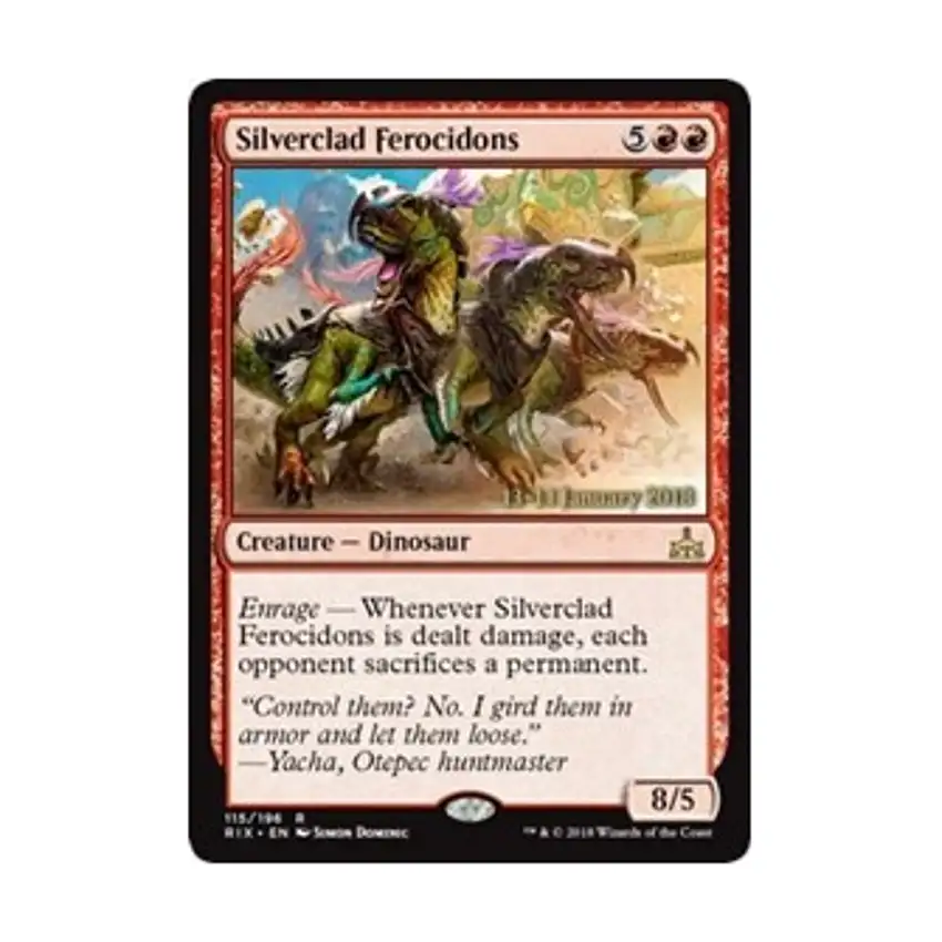 Silverclad Ferocidons (P) (Foil)