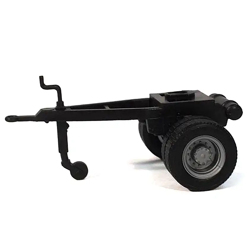 Single-Axle Converter Dolly 1/87 (HO) Plastic Model by Promotex