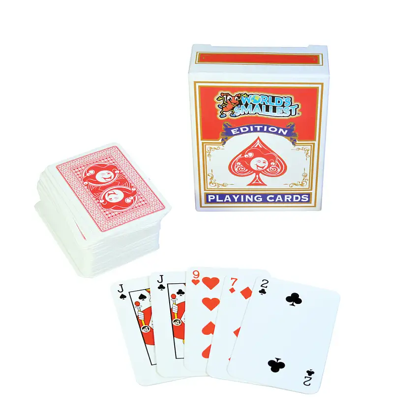World's Smallest Playing Cards