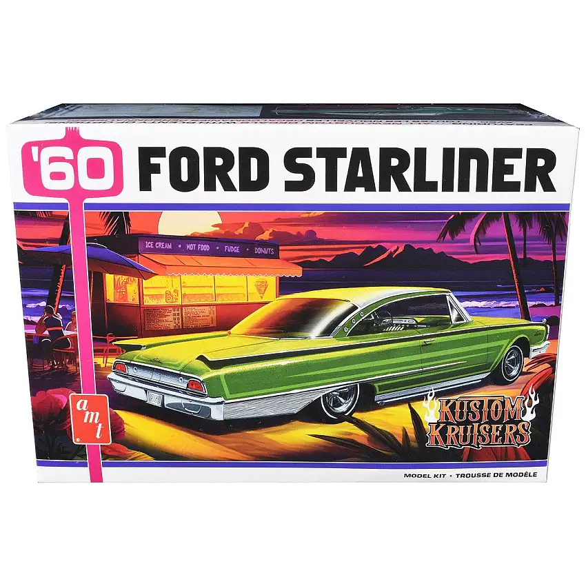Skill 2 Model Kit 1960 Ford Starliner "Kustom Kruisers" 1/25 Scale Model by AMT