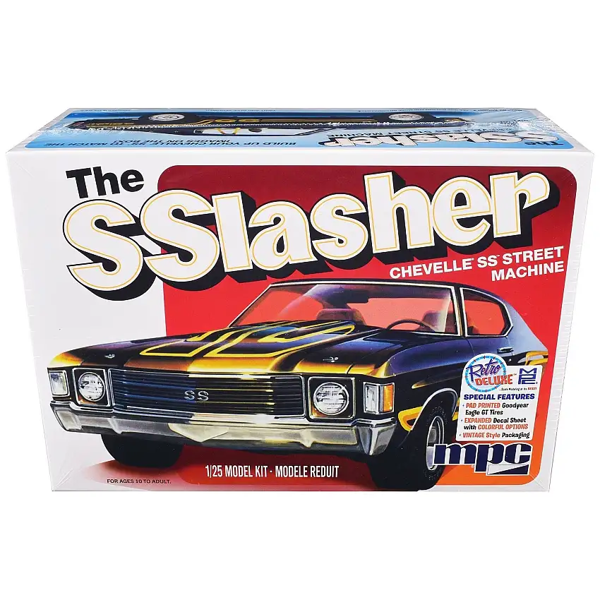Skill 2 Model Kit Chevrolet Chevelle SS Street Machine "The SSlasher" 1/25 Scale Model by MPC