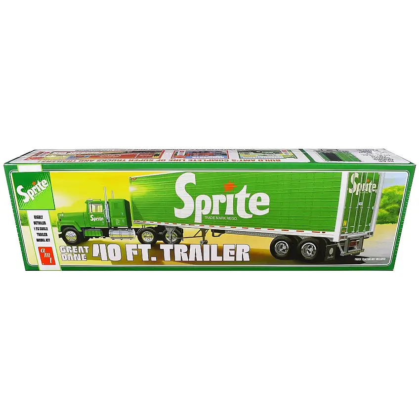 Skill 3 Model Kit Great Dane 40' Dry Goods Trailer "Sprite" 1/25 Scale Model by AMT