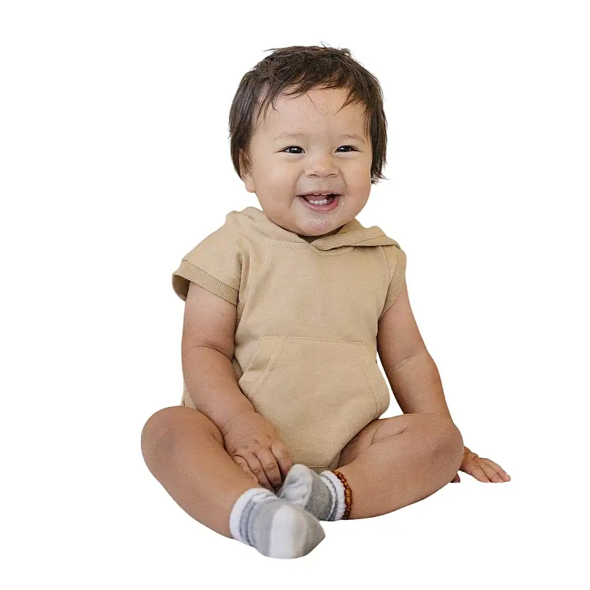 Sleeveless Hoodie Romper - More Colors