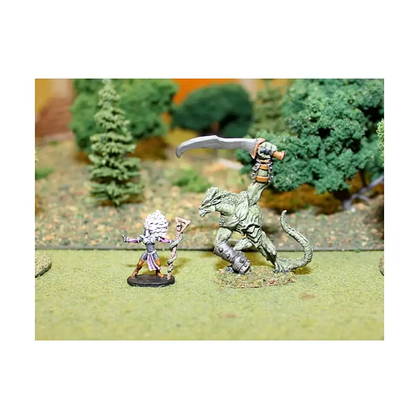 Sorceress & Giant Dragonman