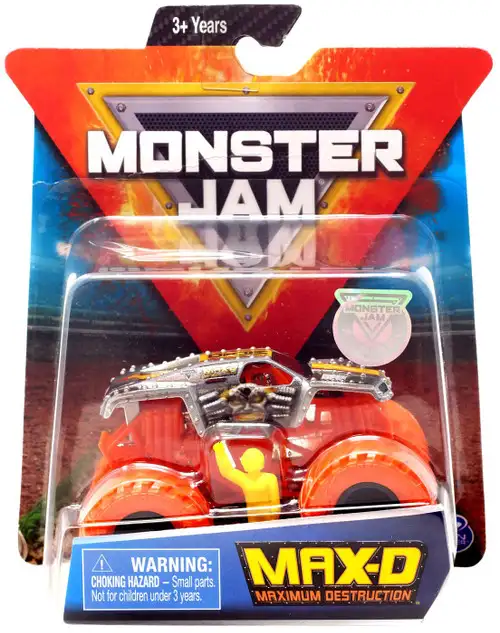 Monster Jam Max-D Diecast Car [Orange]