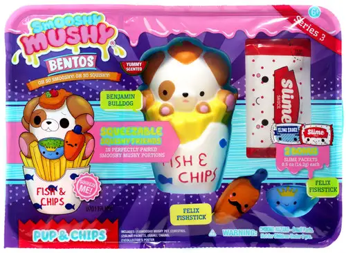 Smooshy Mushy Bentos Series 3 Pup & Chips Playset