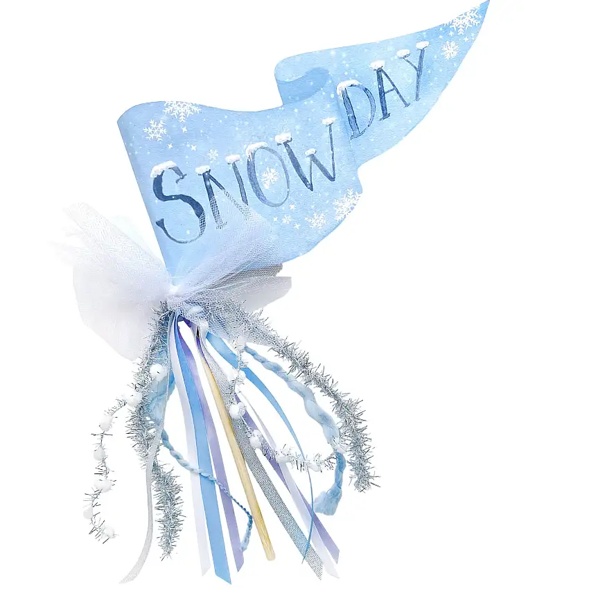 Snow Day Party Pennant