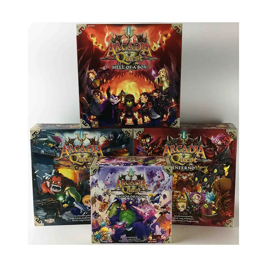 Arcadia Quest Kickstarter Collection #8 - Base Game + 15 Expansions!