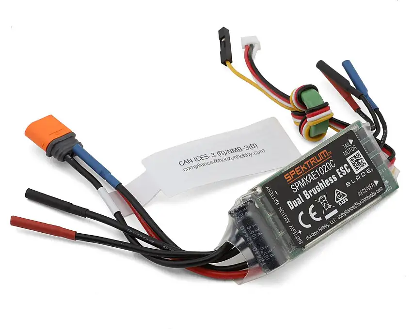 Spektrum RC Dual Brushless ESC w/IC2 Connector