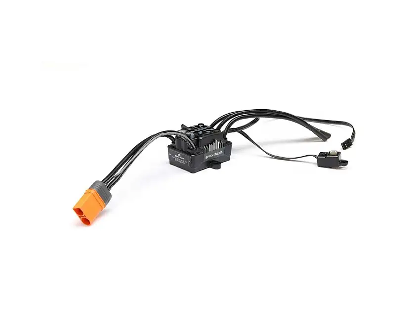 Spektrum RC Firma 130A Black Edition Brushless Smart ESC, 2S-4S: LMT 2.0