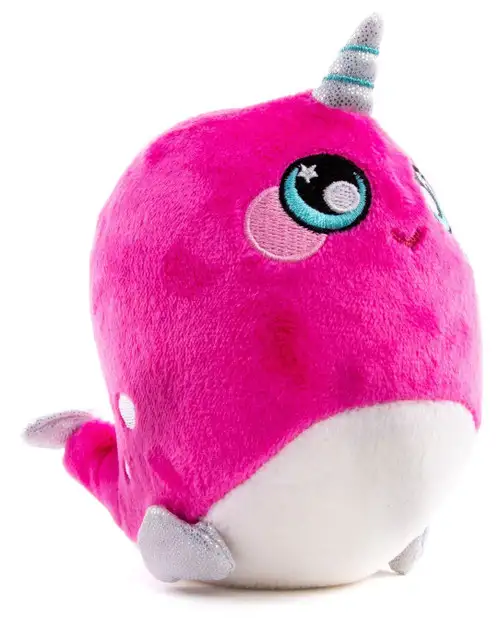 Squeezamals 3 Deez Jewel Narwhal 4-Inch Plush
