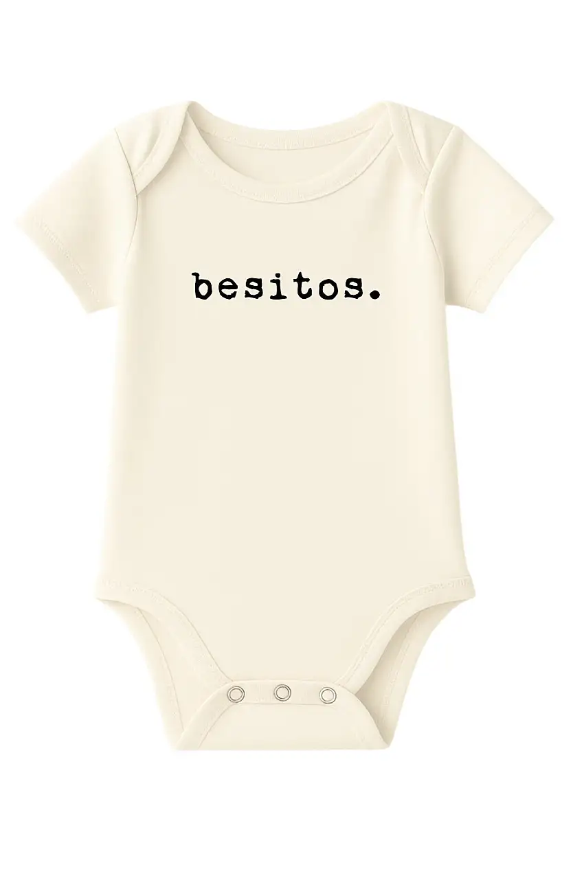 Besitos Organic Cotton Baby Bodysuit Short Sleeve