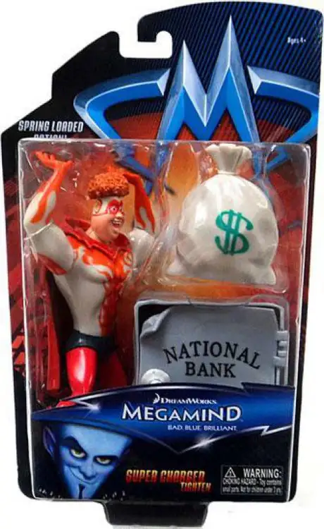 Megamind Tighten Action Figure [Super Charged, Loose]
