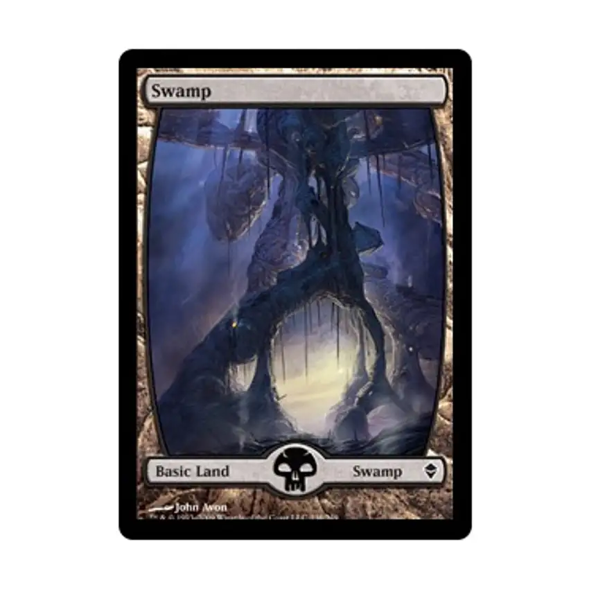 Swamp #238 (Expanded Border) (C) (Foil)