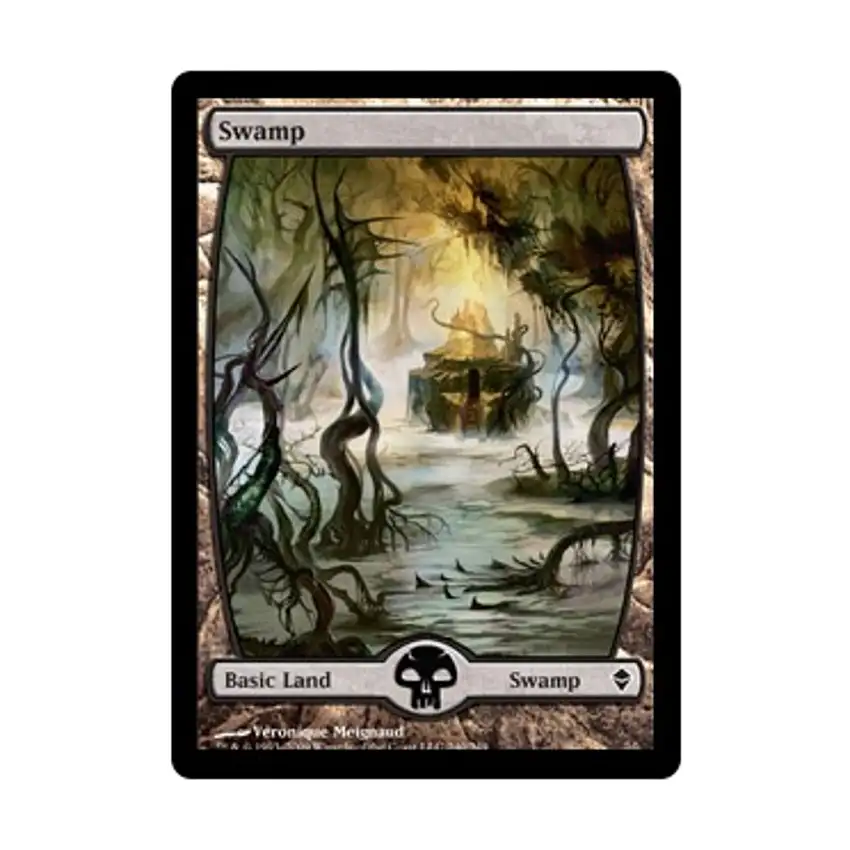 Swamp #240 (Expanded Border) (C) (Foil)