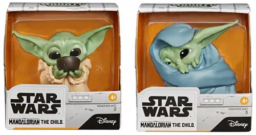 Star Wars The Mandalorian Bounty Collection The Child (Baby Yoda / Grogu) Action Figure 2-Pack [Soup Sipping & Blanket Wrapped]
