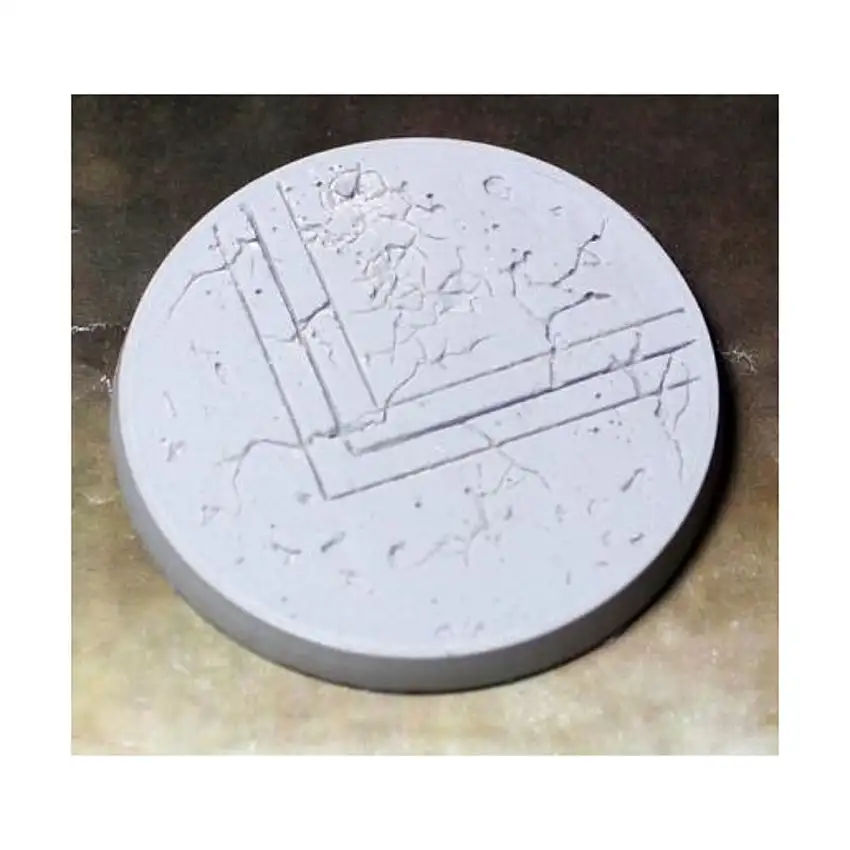 55mm Beveled Base - Ruined Temple