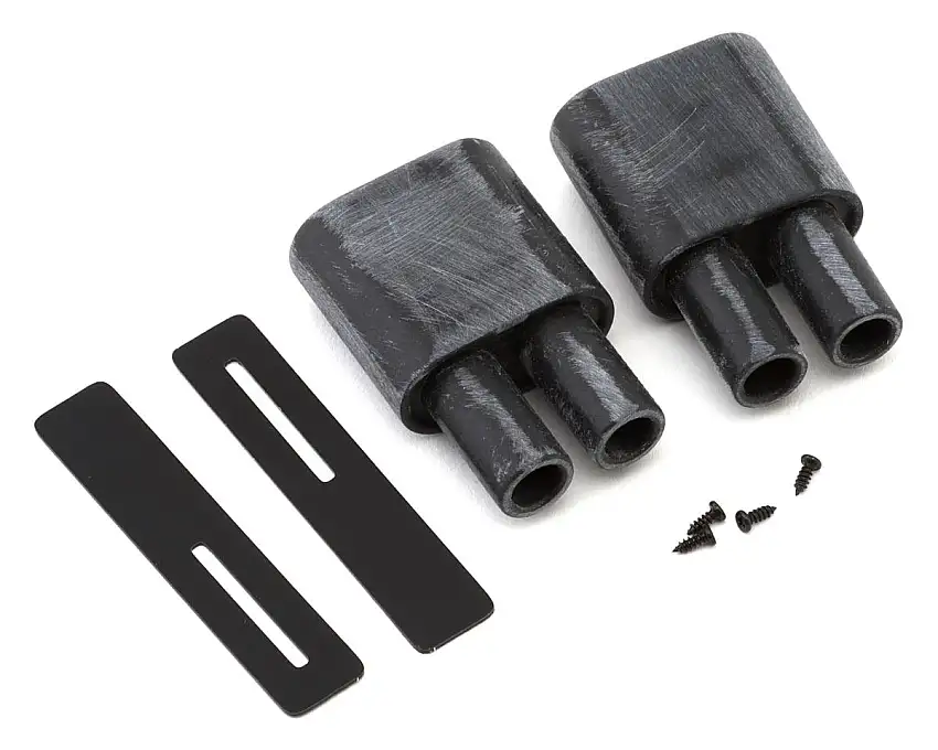 24K RC Technology 1/10 Nissan 300zx Twinz Design Dual Shotgun Exhaust Set