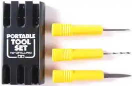 TAM-74057 Tamiya Models Portable Tool Set for Drilling (2mm drill, phillips screwdriver & reamer)