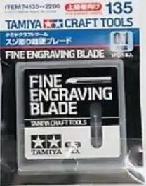 TAM-74135 Tamiya Models Fine Engraving Blade (0.1mm)