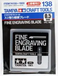TAM-74138 Tamiya Models Fine Engraving Blade (0.5mm)