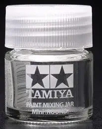 TAM-81044 Tamiya Models Paint Mixing Jar Mini Round (10ml Bottle) (6/Bx)