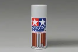 TAM-87042 Tamiya Models Large Surface Gray Primer (180ml Spray) (6/Bx)