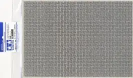 TAM-87169 Tamiya Models Gray Brickwork A Diorama Material Sheet