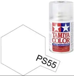 TAM-PS55 Tamiya Models Flat Clear Poly Carbonate Spray