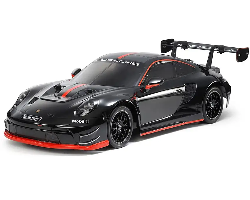 Tamiya TT-02 Porsche 911 GT3 R 1/10 4WD Electric Touring Car Kit w/Pre-Painted Body (Black)