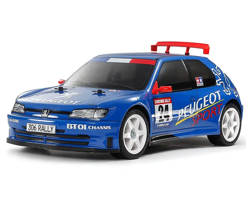Tamiya Peugeot 306 Maxi 1/10 2WD Electric Touring Car Kit (BT-01) w/Pre-Painted Body (Blue)