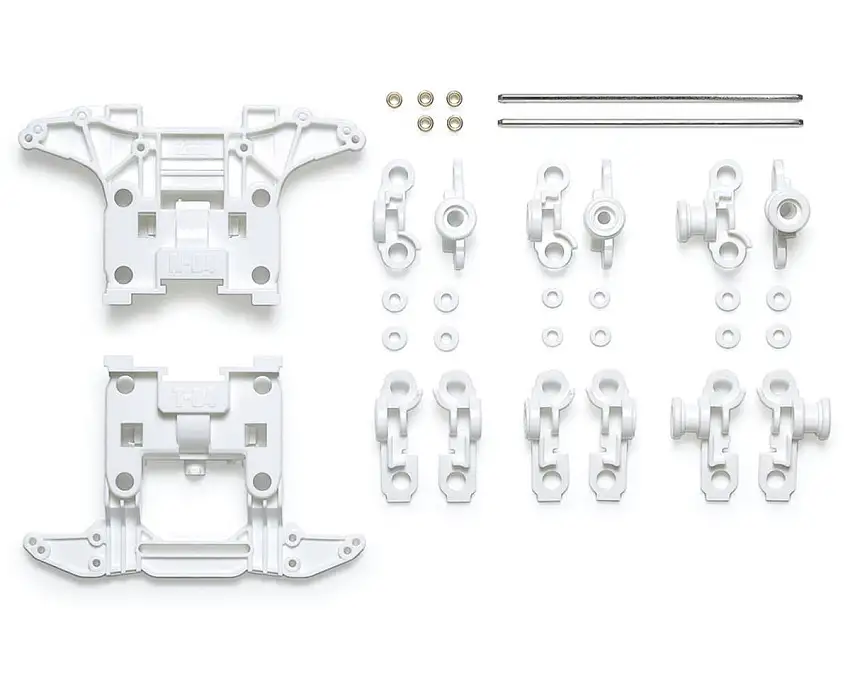 Tamiya N-04/T-04 Reinforced Units (White)