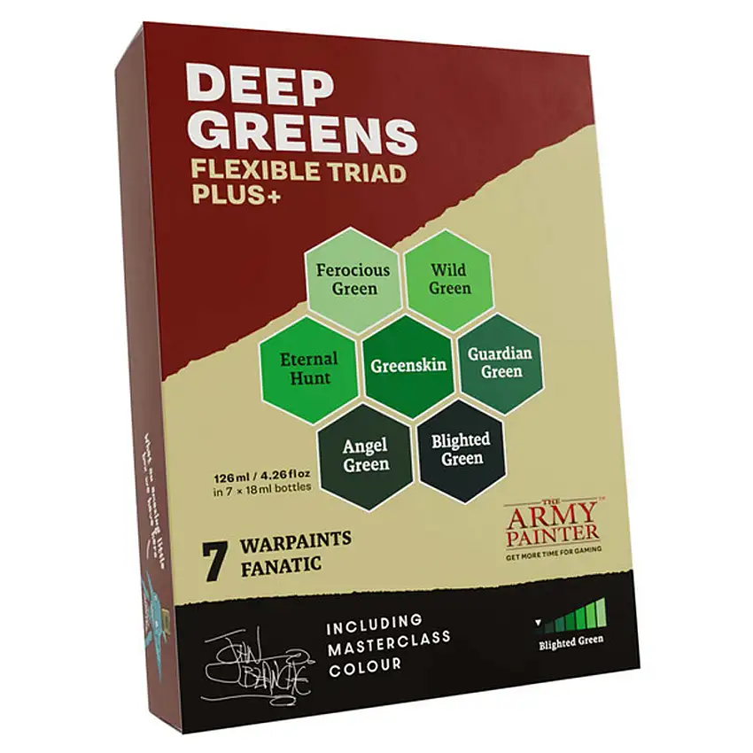 Warpaints Fanatic: Flexible Triads PLUS+ Deep Greens (New Arrival)