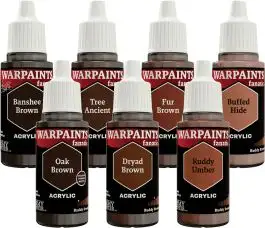 TAPWP8089 Army Painter Warpaints Fanatic: Flexible Triad PLUS Ruddy Browns
