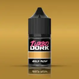 TDK-25366 Turbo Dork Gold Rush Metallic Acrylic Paint 22ml Bottle