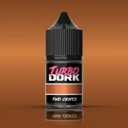 TDK-25830 Turbo Dork Two Cents Metallic Acrylic Paint 22ml Bottle