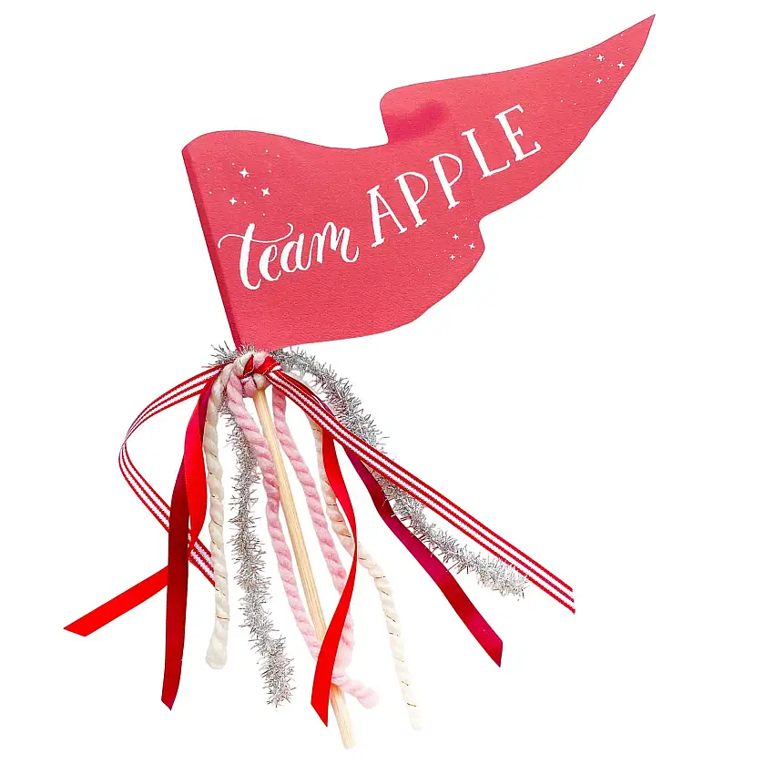 Team Apple Party Pennant