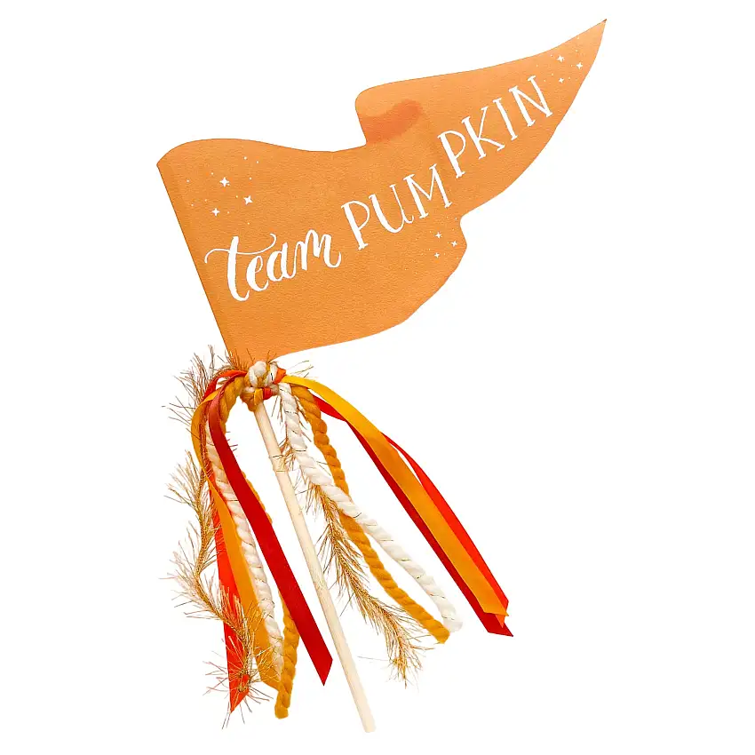 Team Pumpkin Party Pennant