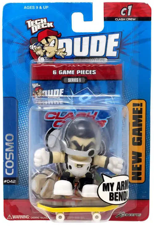 Tech Deck Evolution Clash Crew Series 1 Cosmo Mini Figure #042