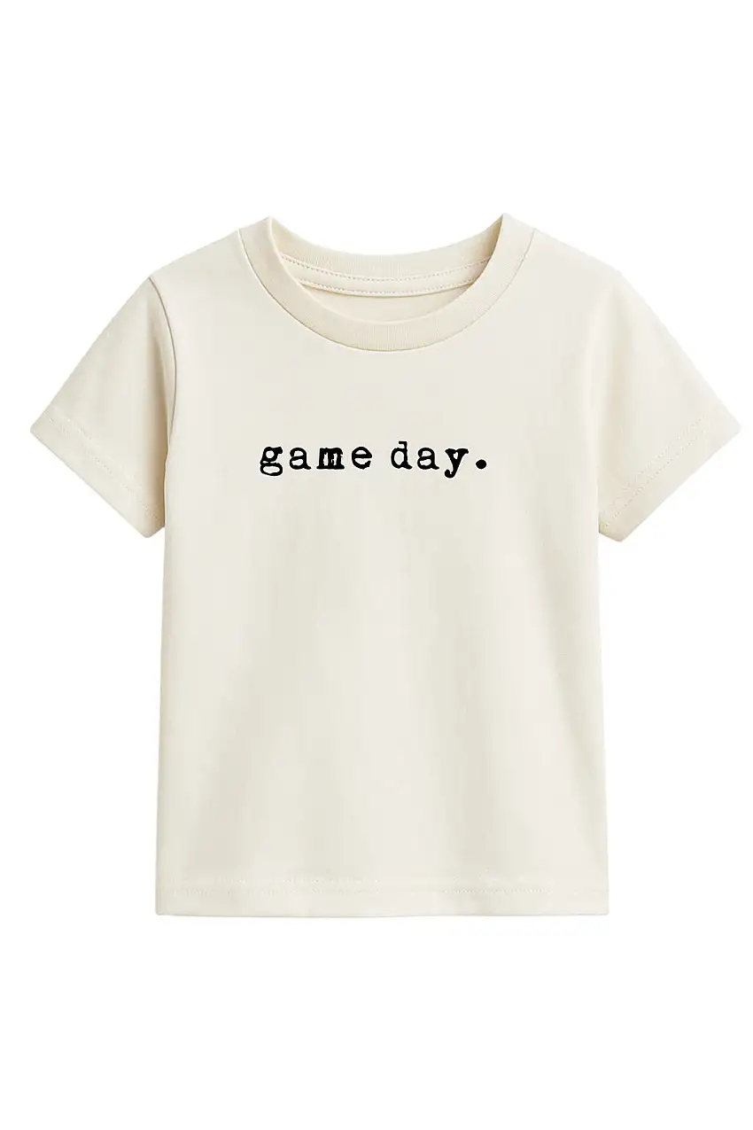 Game Day Graphic Kids Organic Cotton T-shirt