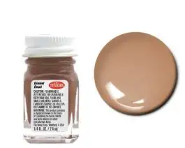 TES-1141 Testors 1/4oz. Bottle Finishing Enamel Gloss Natural Wood (6/Bx)