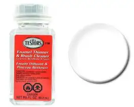 TES-1156 Testors 1-3/4oz. Bottle Enamel Thinner & Brush Cleaner (6/Bx)