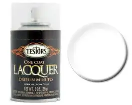 TES-1834 Testors 3oz. Spray One Coat Lacquer Clear (3/Bx)