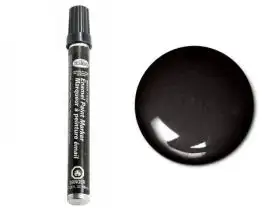 TES-2547 Testors 1/3oz. Tube Enamel Paint Marker Gloss Black