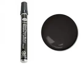 TES-2549 Testors 1/3oz. Tube Enamel Paint Marker Flat Black