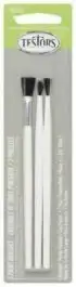 TES-281210 Testors 1 Flat, Pointed & 1/4" Brushes (6cd/Bx)