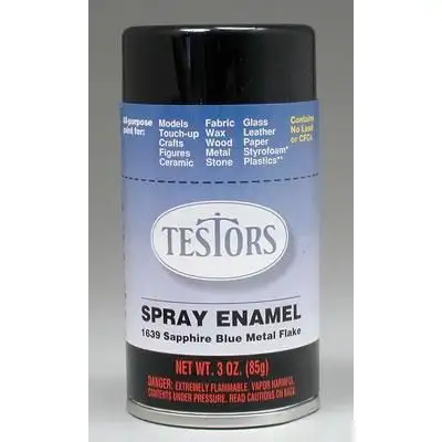 Testors TES1639T Custom Blue Metal Flake Paint