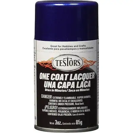 Testors TES1836MT De Ja Blue Laquer Spray Paint