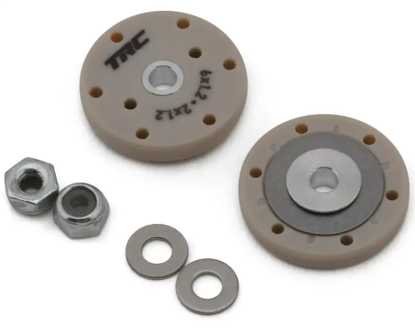 Throttlefinger Racing Concepts 15.90mm Rear Valve Shock Flat Pistons (2) (6x1.2mm) (2x1.2mm)